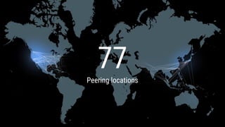 77Peering locations
 