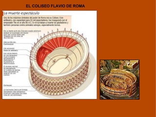 EL COLISEO FLAVIO DE ROMA 