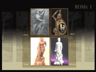 Venus
Diana Marte
Hércules
 