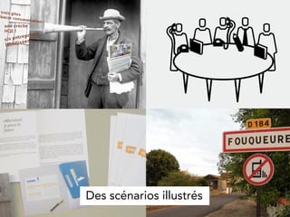 DesDes scénarios
    scénarios illustrés
 