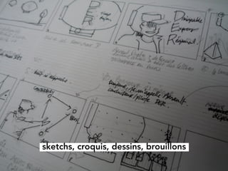 sketchs, croquis, dessins, brouillons
 