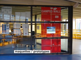 maquettes / prototypes
 