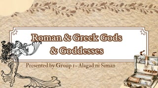 Comprehensive Overview of Roman and Greek Gods and Goddesses | PDF