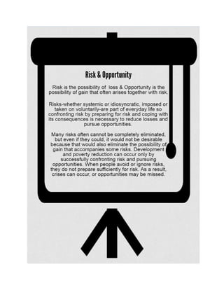 Risk and Opportunity Management