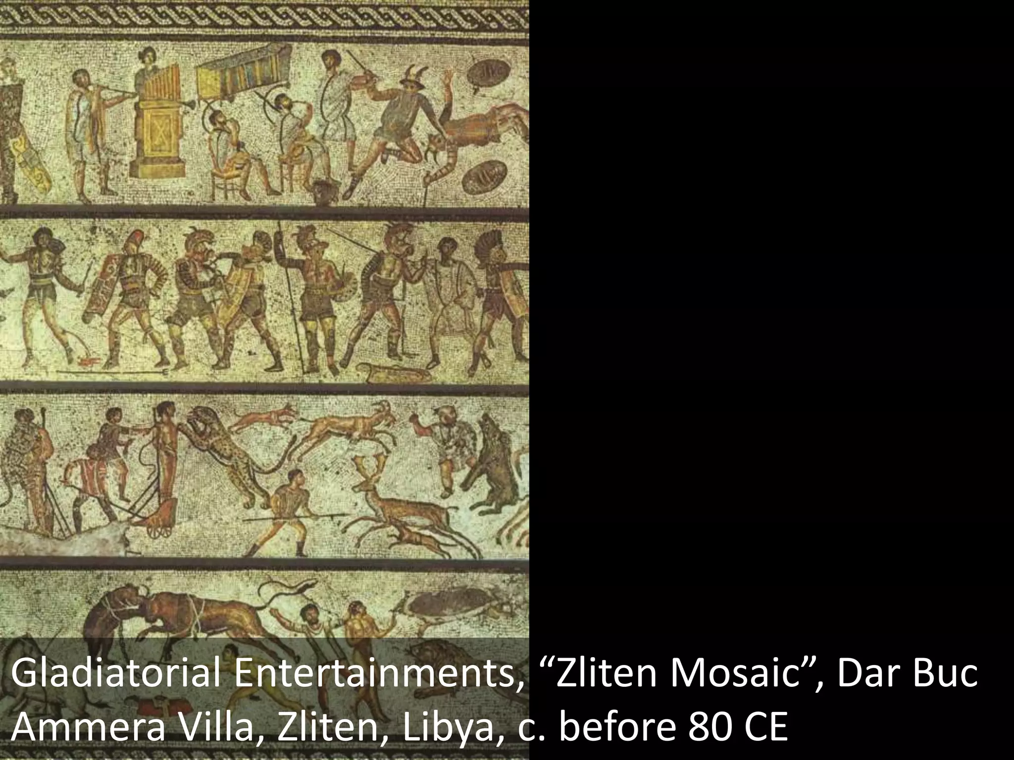 Flavian Amphitheater (Colosseum) Reconstruction, Rome, 72-80 BCE. 