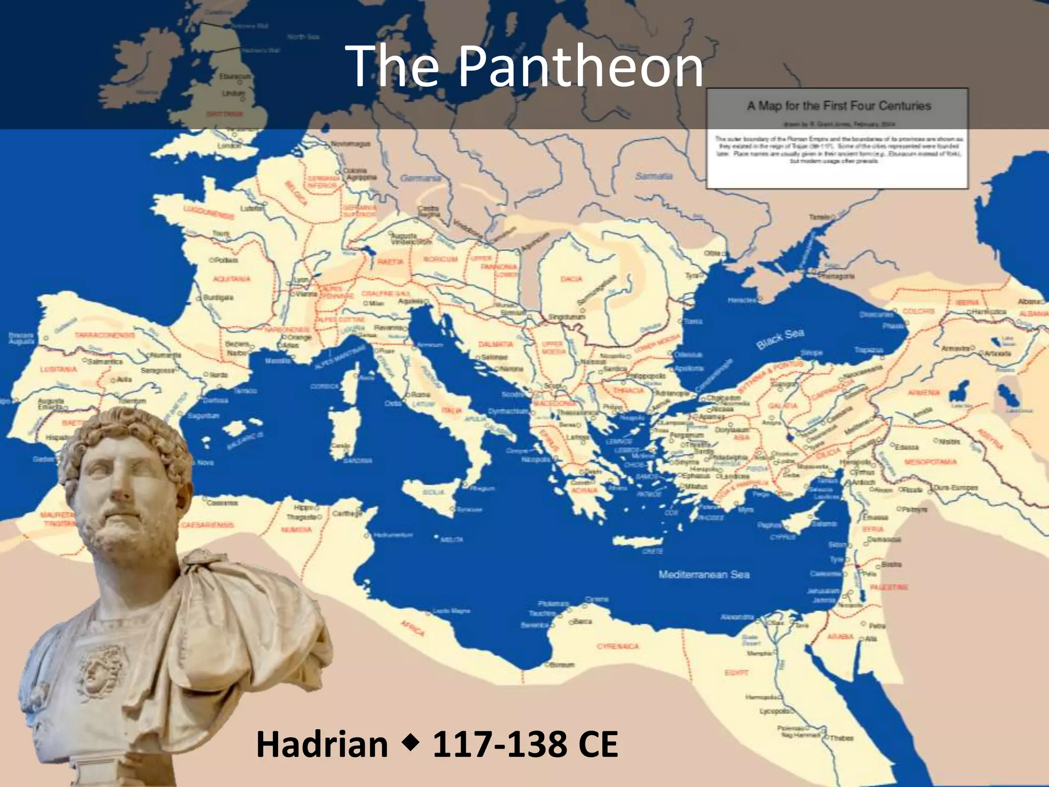 Apollodorus of Damascus, Entrance to the Basilica Ulpia, Forum of Trajan, c. 117 CE.