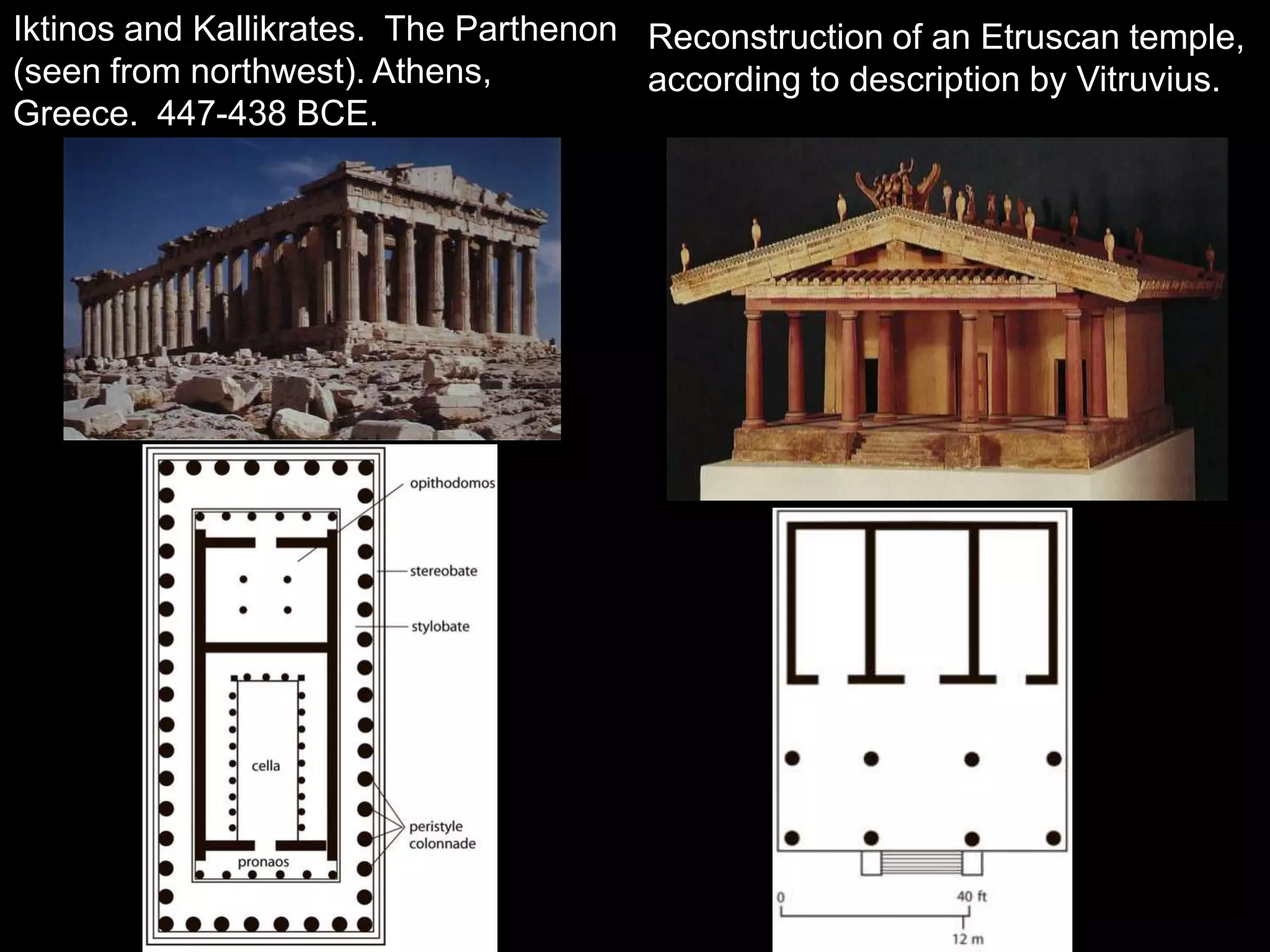 Temple (perhaps dedicated to Portunus)In the Cattle Market, Rome. Late second century BCE. 