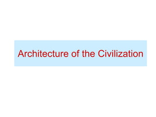 Architecture of the Civilization
 