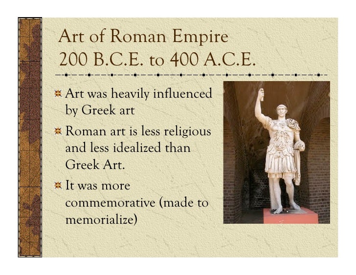 How was Roman art different from Greek art? wehelpcheapessaydownload