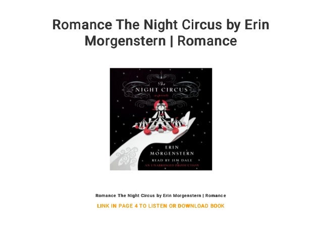 Romance The Night Circus By Erin Morgenstern Romance
