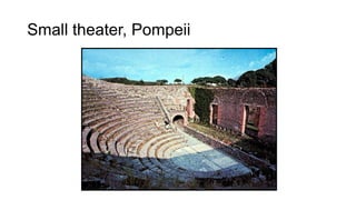 Small theater, Pompeii
 