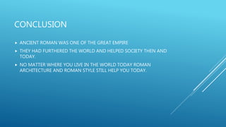 Roman civilization | PPTX