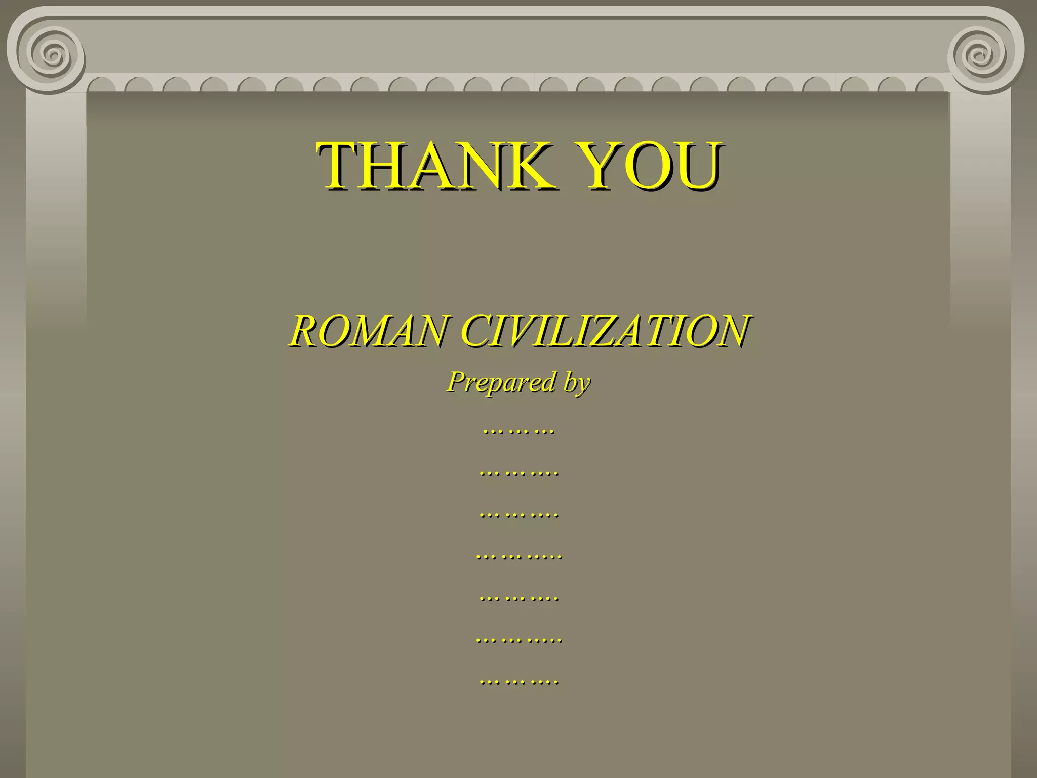 Roman civilization | PPT