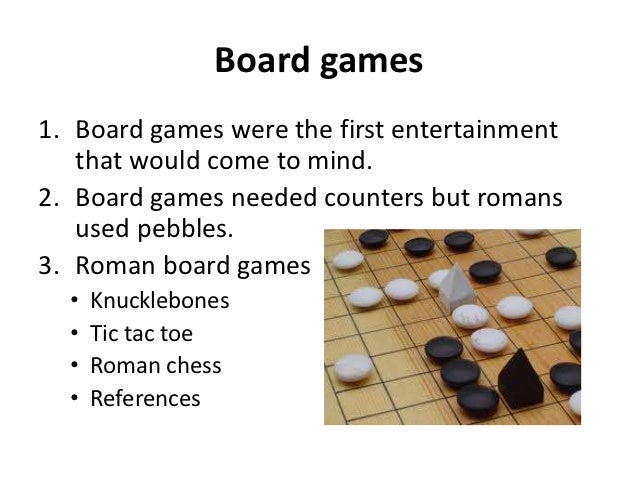 Roman games and entertainment