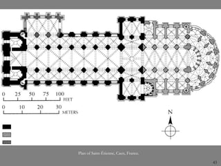 43
Plan of Saint-Étienne, Caen, France.
 