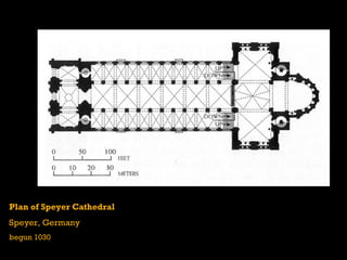 Plan of Speyer Cathedral
Speyer, Germany
begun 1030
 