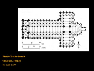Plan of Saint-Sernin
Toulouse, France
ca. 1070-1120
 