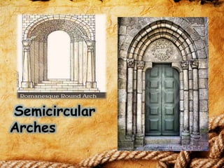 Romanesque Rounded Arh Romanesque and Gothic Architecture (Analysis, Info etc.) | PPTX