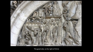 The good side, to the right of Christ
 