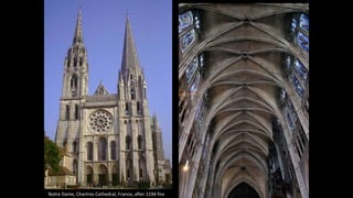 Notre Dame, Chartres Cathedral, France, after 1194 fire
 