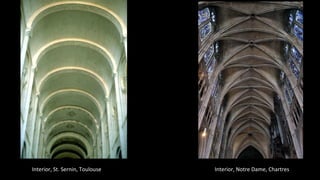 Interior, St. Sernin, Toulouse Interior, Notre Dame, Chartres
 