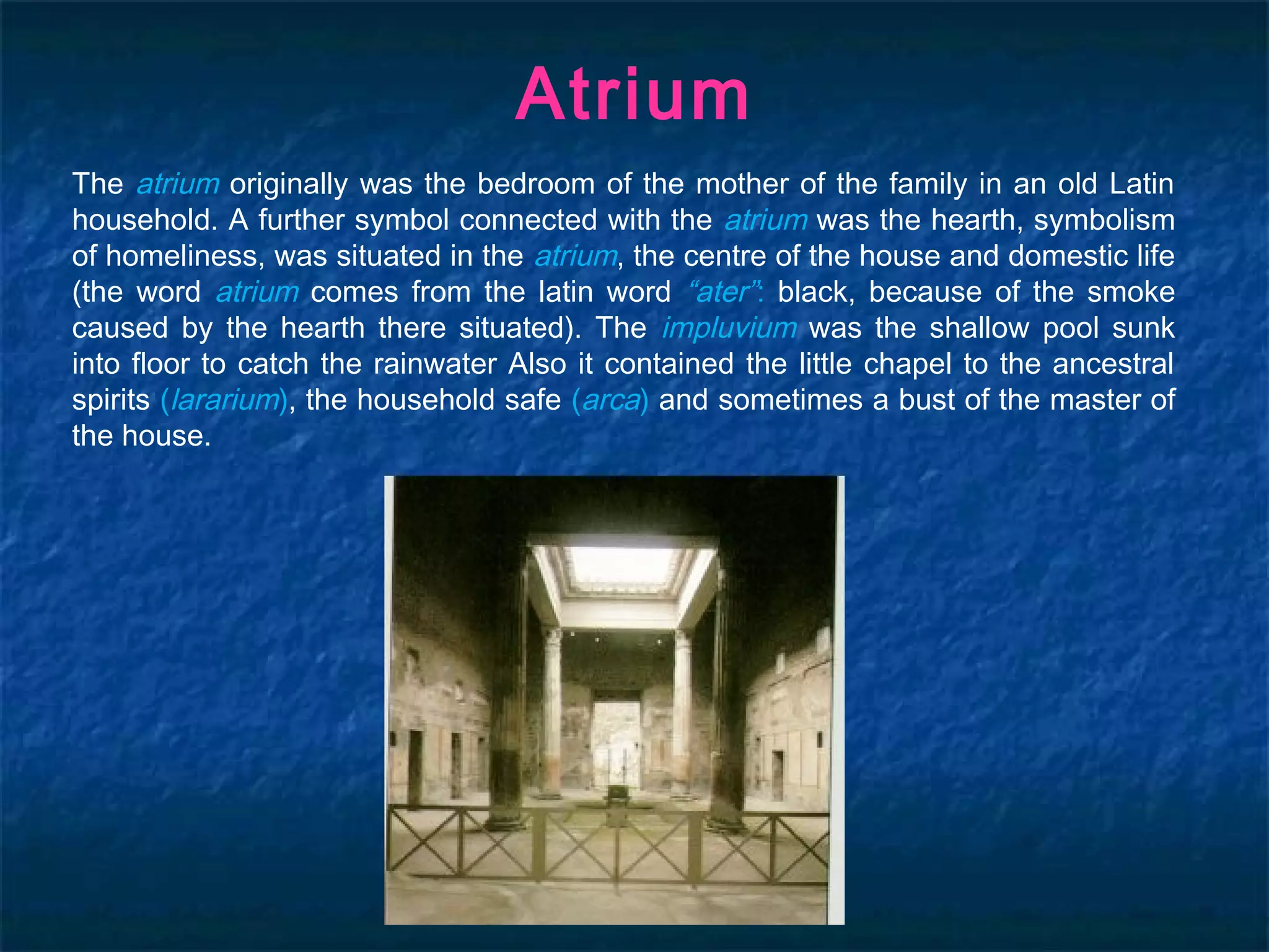 Houses in the ancient Rome | PPT