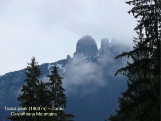 Toaca peak (1900 m) – Durau Carpathians Mountains 