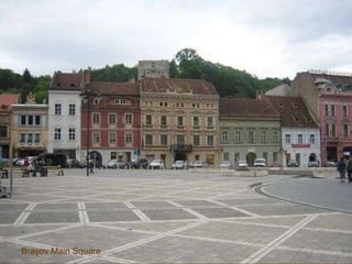 Bra ş ov Main Square 