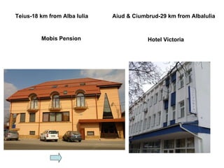 Teius-18 km from Alba Iulia Aiud & Ciumbrud-29 km from AlbaIulia Mobis Pension   Hotel Victoria 