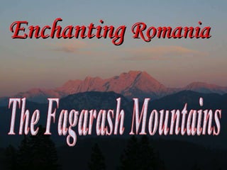Enchanting  Romania   The Fagarash Mountains 