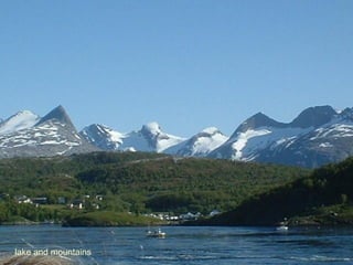 lake and mountains 
