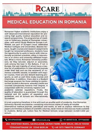 Romania Brochure