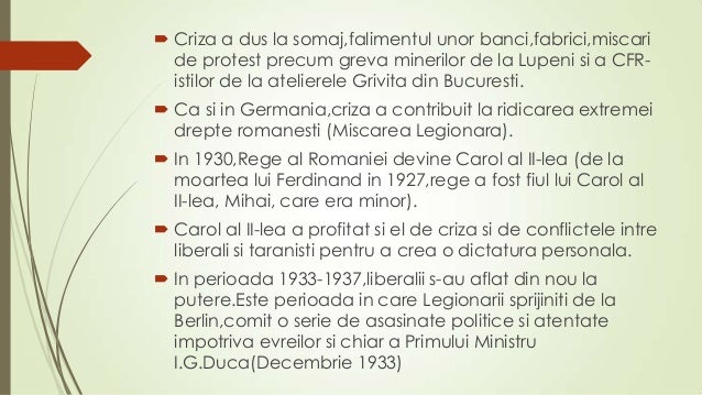 Regimurile Politice In Perioada Interbelica Romania in perioada interbelica