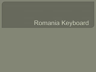 Romania Keyboard 