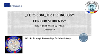 KA219 - Strategic Partnerships for Schools Only
 