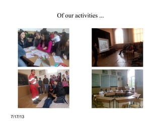 7/17/13
Of our activities ...
 