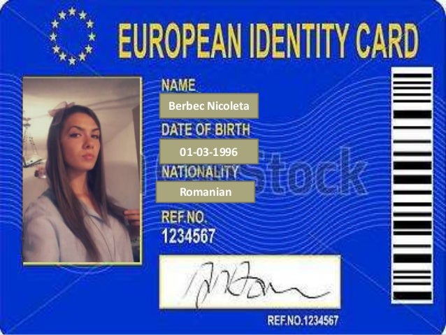 Romanian id card 3