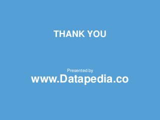THANK YOU
Presented by
www.Datapedia.co
 