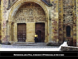 Representa el Juicio Final, apareciendo 124 personajes, en tres niveles  