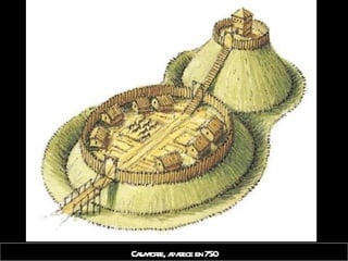 Casa - torre, aparece en 750 