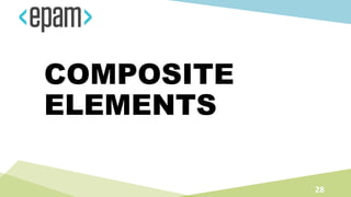 COMPOSITE
ELEMENTS
28
 