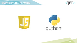 98
SUPPORT JS / PHYTON
 