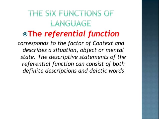 Roman jakobson linguistic | PPTX | Technology & Computing