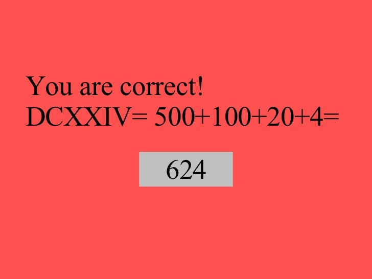 Roman Numeral