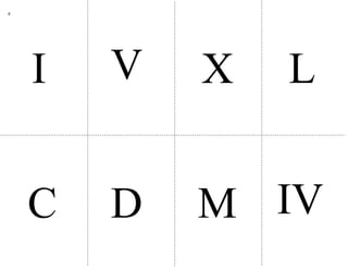 Romannumerals lessons worksheetsquizzes | PDF