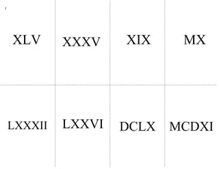 Romannumerals lessons worksheetsquizzes | PDF