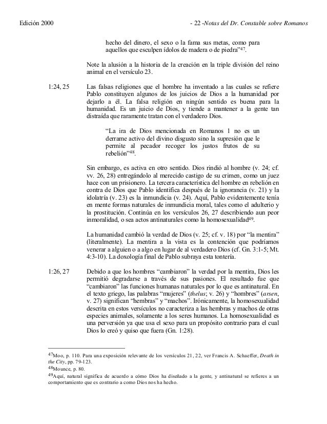 Romanos 1: 18-32 (1) | Isla Flotante : el bibliotecario ateo