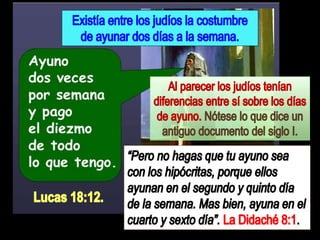 Romanos 14. días y comidas