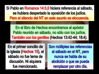 Romanos 14. días y comidas