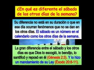 Romanos 14. días y comidas